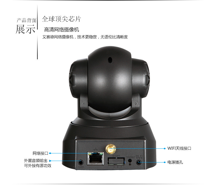 【IP609IW特价无线摄像头 手机WIFI监控 家用安防网络摄像机】价格,厂家,图片,监控摄像机/摄像头,深圳艾赛德科技-